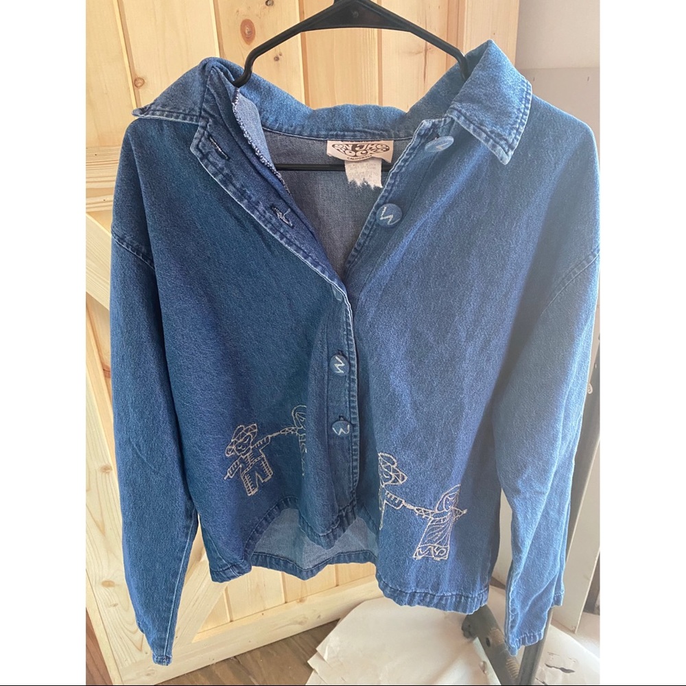 On the rocks Jean jacket/shirt